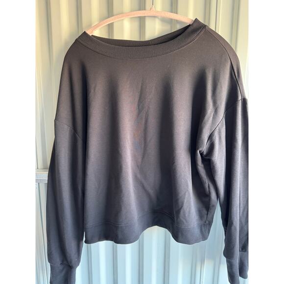 4 for $10 Open Back Yoga Shirt Soft M Oversized - Picture 4 of 5